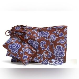 Vera Bradley 3 Piece pouch organizer set in Cotswolds